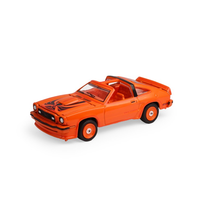 FORD MUSTANG KING COBRA II T ANGERINE & BLACK 1978 -1:64 - Greenlight