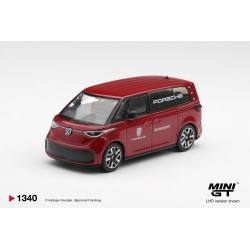 VOLKSWAGEN ID.BUZZ PORSCHE RENNDIENST RED 2022  -1:64 - Mini GT