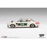 NISSAN SKYLINE GT-R (KPGC10) LB-WORKS HAKOSUKA WHITE-GREEN 1971  -1:64 - Mini GT - blistr