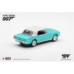 FORD MUSTANG CONVERTIBLE THUNDERBALL 1965 ENGLISH BLISTER   -1:64 - Mini GT - blistr