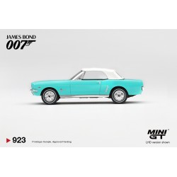 FORD MUSTANG CONVERTIBLE THUNDERBALL 1965 ENGLISH BLISTER   -1:64 - Mini GT - blistr