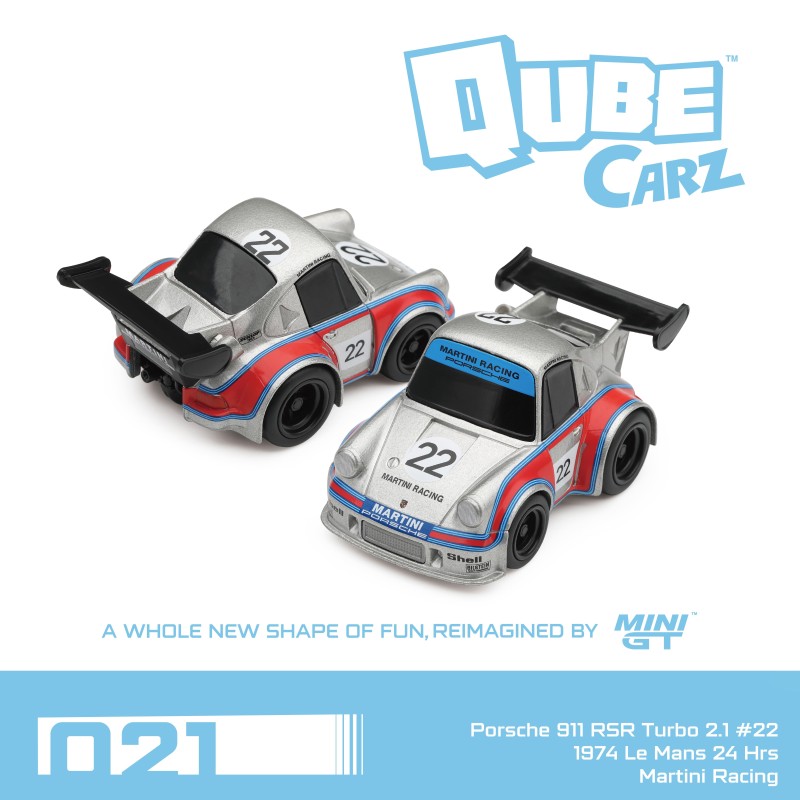 PORSCHE 911 CARRERA 3.0 RSR 21 LE Mans 1974 - MINI GT - Qube Carz