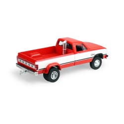 DODGE RAM D350 DUALLY - WITH EXHAUST + BUMPER WEIGHTS RED AND WHITE 1993-1:64 - Greenlight