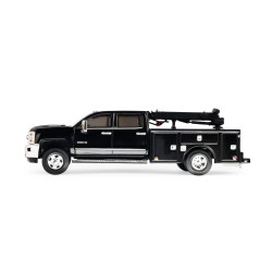 CHEVROLET SILVERADO 3500 DUALLY CRANE TRUCK BLACK 2016 -1:64 - Greenlight