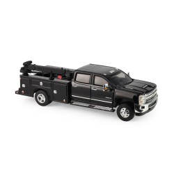 CHEVROLET SILVERADO 3500 DUALLY CRANE TRUCK BLACK 2016- Greenlight