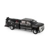 CHEVROLET SILVERADO 3500 DUALLY CRANE TRUCK BLACK 2016 -1:64 - Greenlight