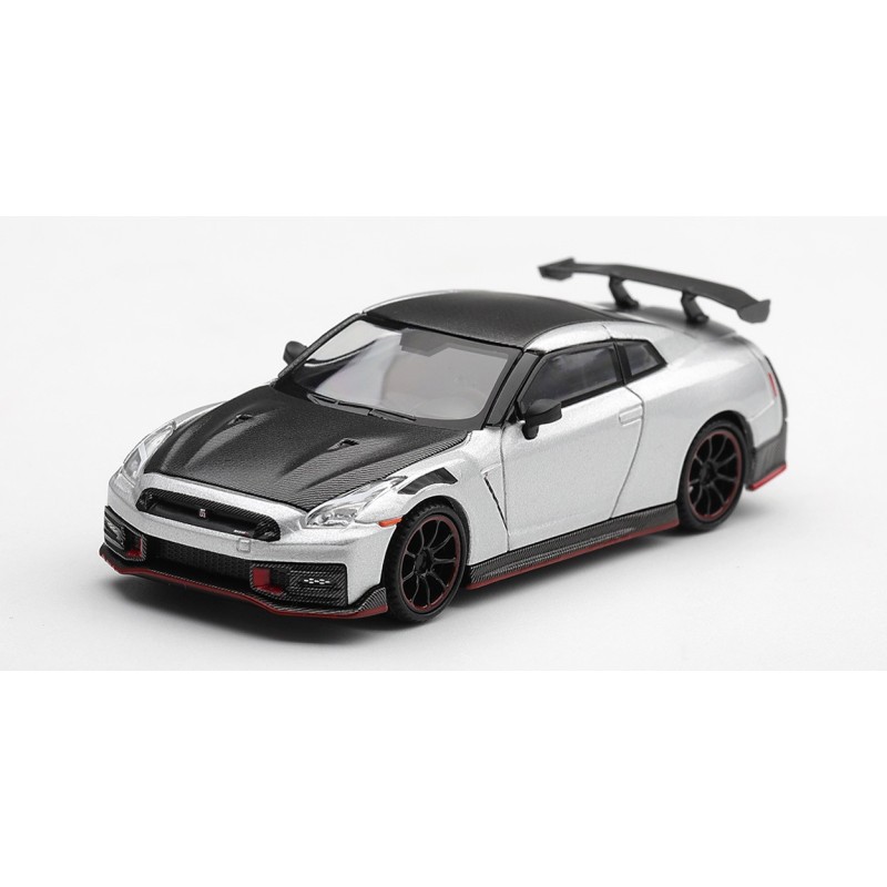 NISSAN GT-R R35 NISMO SILVER METALLIC 2024 - 1:64 - Mini GT