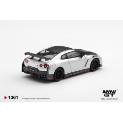 NISSAN GT-R R35 NISMO SILVER METALLIC 2024 - 1:64 - Mini GT - blister