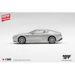 ASTON MARTIN DBS LIGHTNING SILVER 2008 -1:64 - Mini GT - blistr