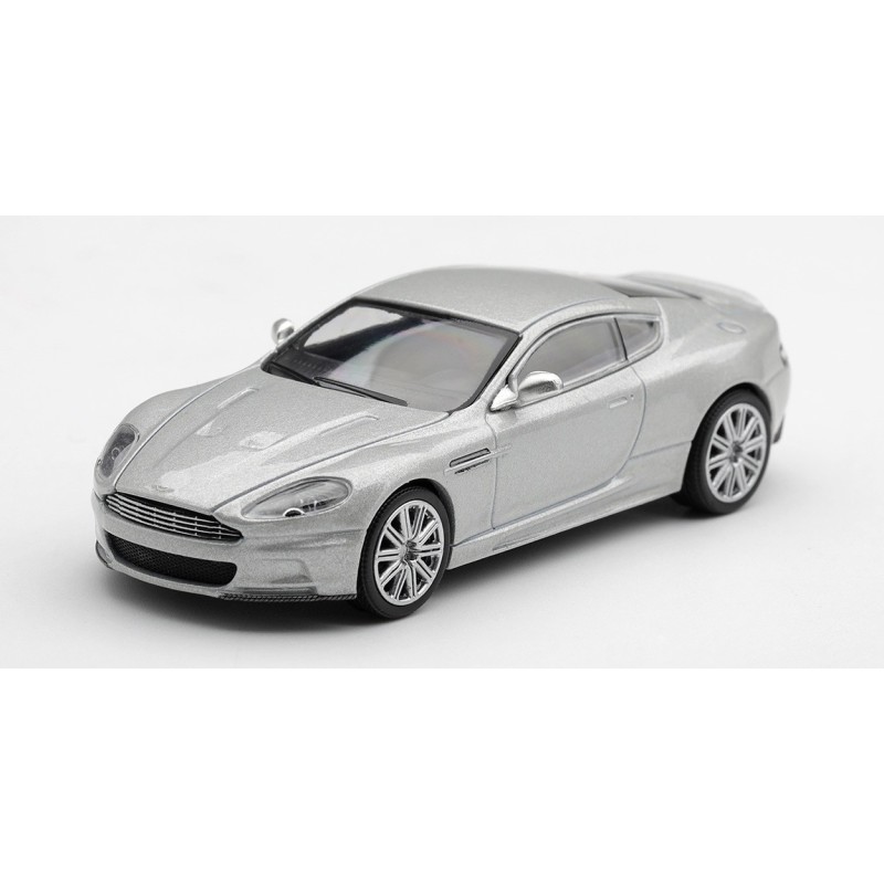 ASTON MARTIN DBS LIGHTNING SILVER 2008 -1:64 - Mini GT - blistr