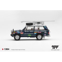 LAND ROVER RANGE ROVER BRITISH TRANS-AMERICAS EXP EDITION 1971  - 1:64 - Mini GT - blister