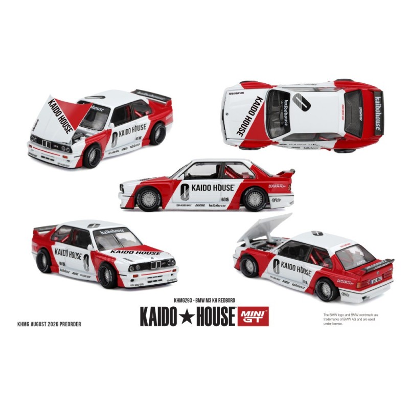 BMW M3(E30) KH REDBORO 1989  - 1/64 - KAIDO HOUSE