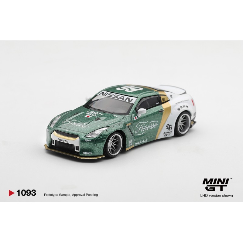 NISSAN GT-R R35 LB WORKS TYPE 1 WITH CUSTOM DUCKTAIL AUTO FINESSE 2025 - 1:64 - Mini GT
