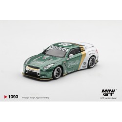 NISSAN GT-R R35 LB WORKS TYPE 1 WITH CUSTOM DUCKTAIL AUTO FINESSE 2025 - blister - 1:64 - Mini GT
