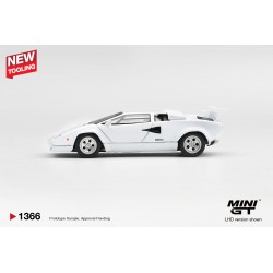 LAMBORGHINI COUNTACH LP500S BIANCO 1982 - 1:64 - Mini GT - blister