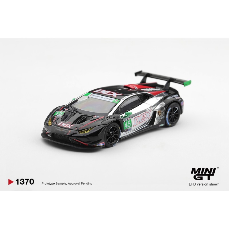 LAMBORGHINI HURACAN GT3 EVO2 nr.45 DEX WAYNE TAYLOR RACING CHEVROLET GRAND PRIX 2025 - 1:64 - Mini GT -