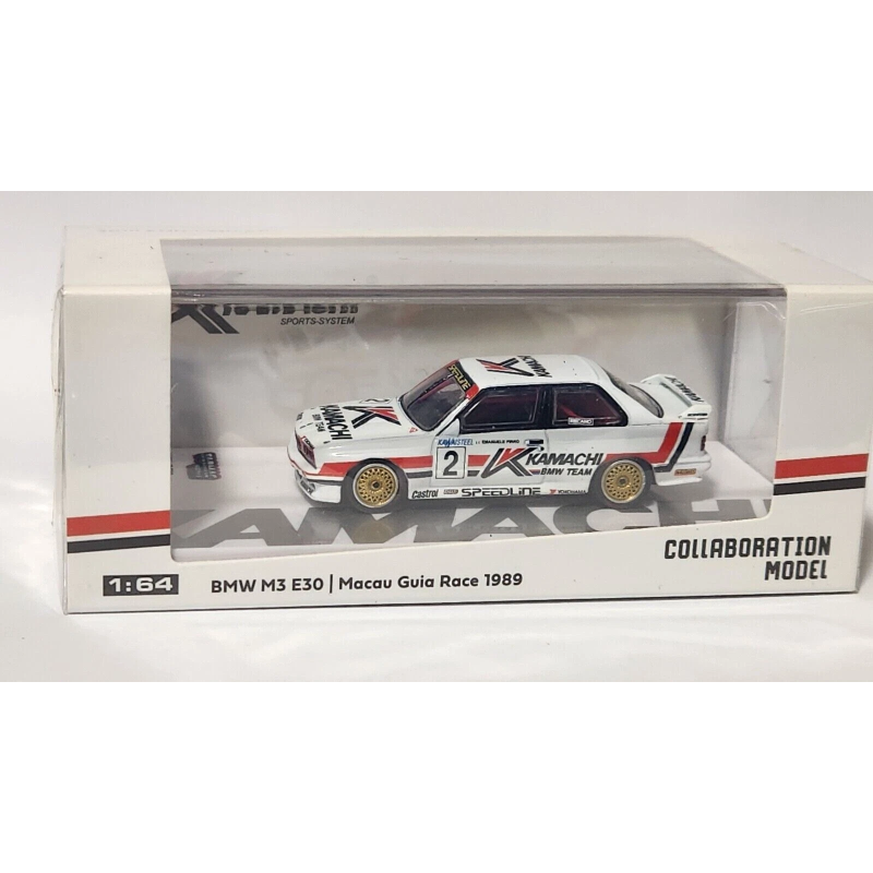 BMW M3 E30 KAMACHI Macau Guia Race 1989 Emanuele Pirro - 1:64 - Tarmac