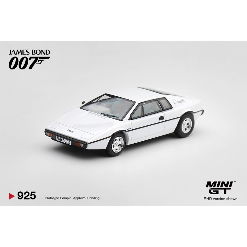 Mini GT LOTUS ESPRIT S1 THE SPY WHO LOVED ME 1977 ENGLISH 1:64 Blister - MGT00925-007E