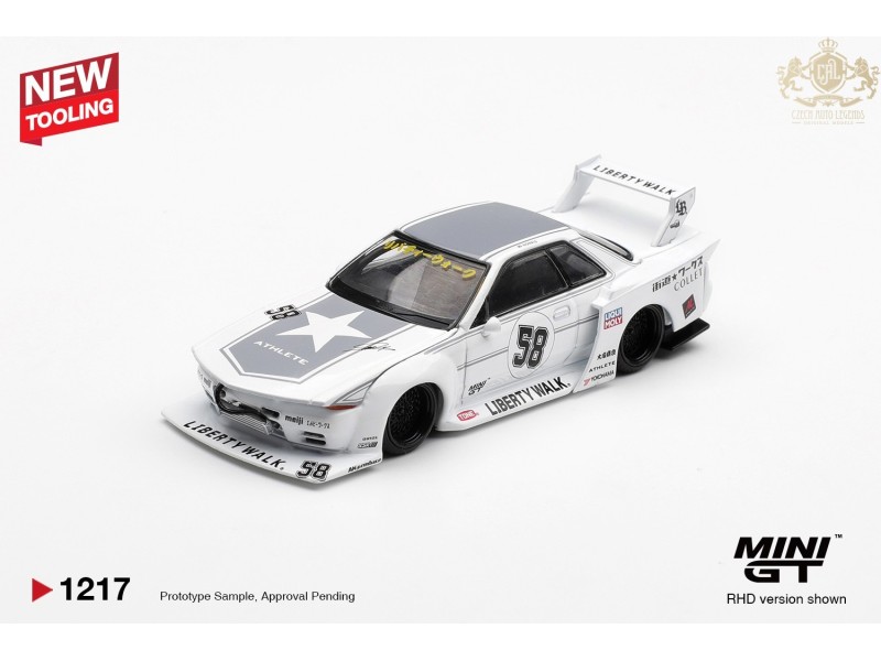 NISSAN GTR (R32) LB-KAIDO WORKS TAS 2025 - 1:64 - Mini GT - blistr