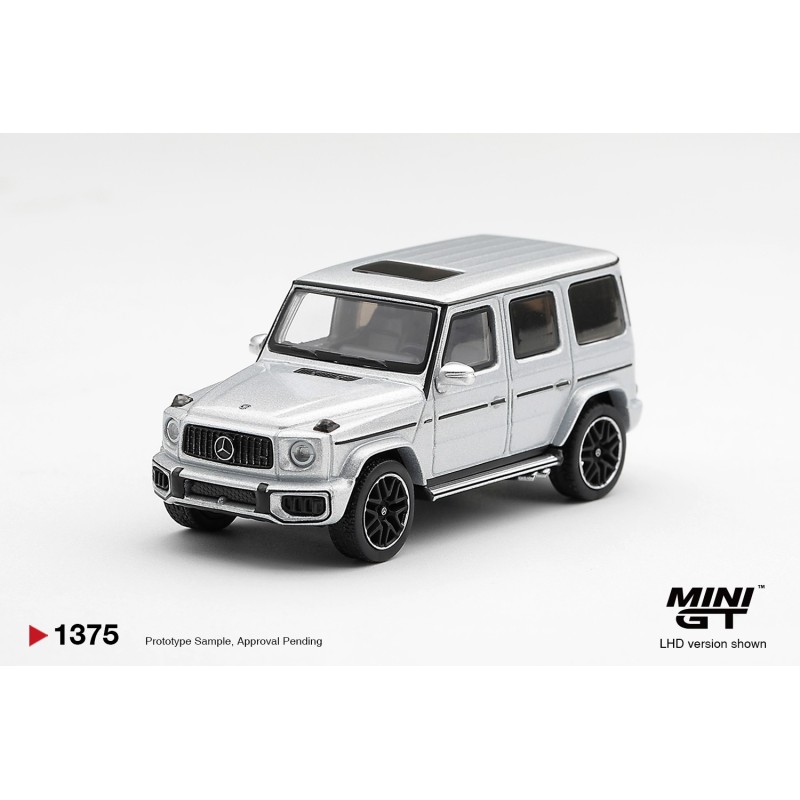 Mini GT MERCEDES-BENZ G63 SILVER METALLIC 2022 1:64 Blister - MGT01375-BL
