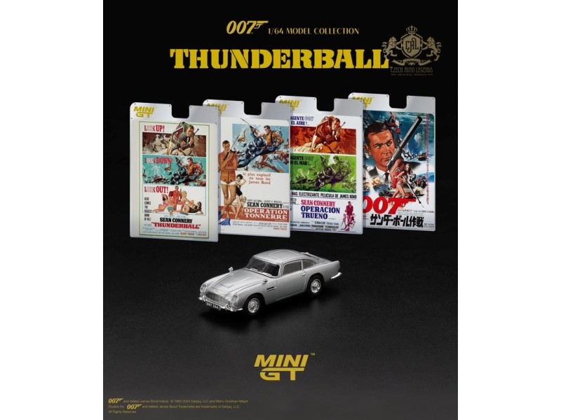 Aston Martin DB5  "Goldfinger" Englisch box  - 1:64 - Mini GT