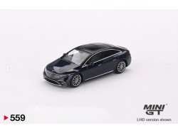 Mercedes Benz EQS 580 4matic -  tmavě modrá met. - 1:64 - Mini GT