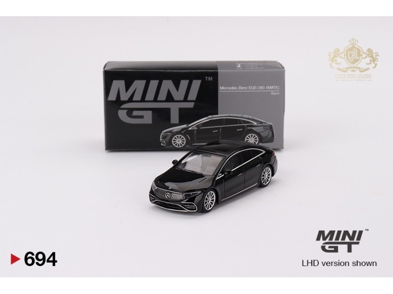 MERCEDES-BENZ EQS 580 4MATIC BLACK 2023. - 1:64 - Mini GT