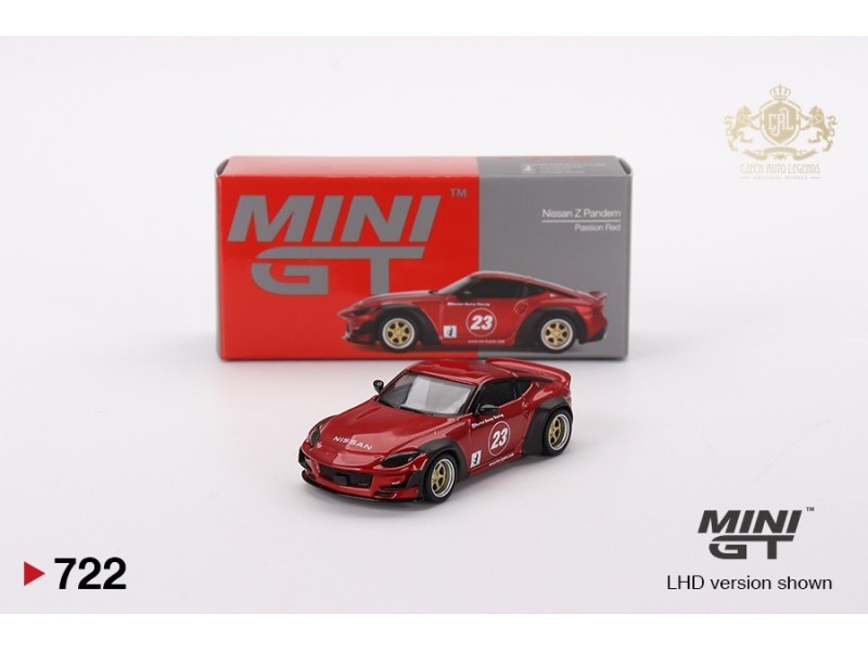NISSAN Z400 PANDEM PASSION RED 2023 - 1:64 - Mini GT