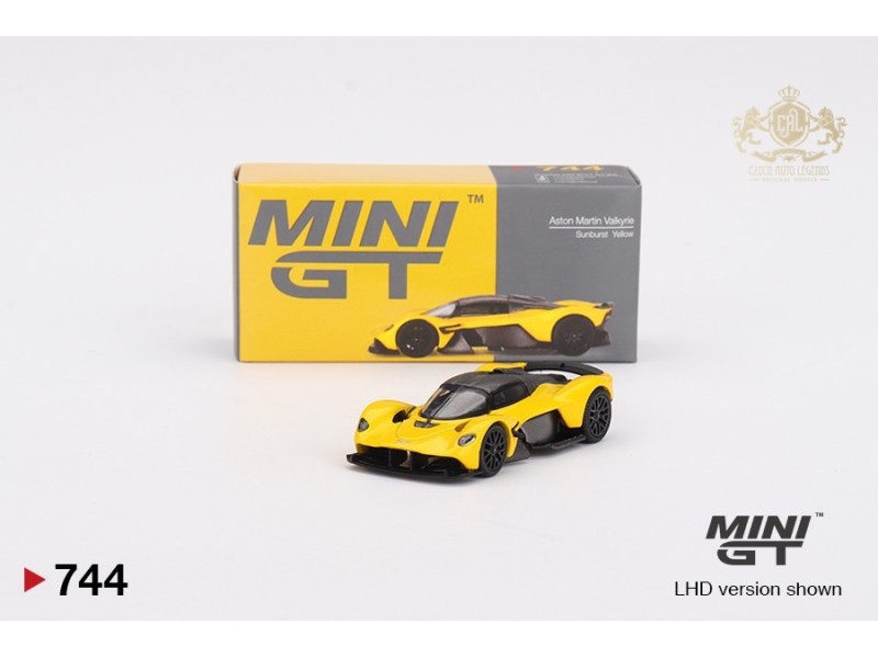 ASTON MARTIN VALKYRIE  YELLOW 2023 - 1:64 - Mini GT