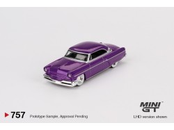 LINCOLN CAPRI HOT ROD PURPLE METALLIC 1954 - 1:64 - Mini GT
