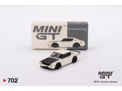 NISSAN SKYLINE KENMERI LIBERTY WALK 1973 - bílá -1:64 - Mini GT
