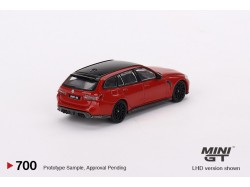 BMW M3 TOURING (G81) COMPETITION TORONTO RED METALLIC 2023 - 1:64 - Mini GT