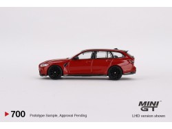 BMW M3 TOURING (G81) COMPETITION TORONTO RED METALLIC 2023 - 1:64 - Mini GT