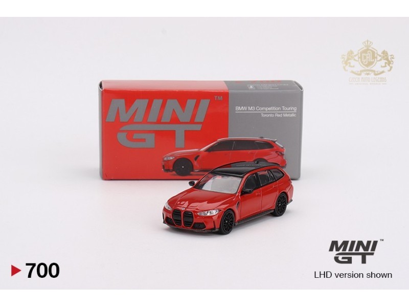 BMW M3 TOURING (G81) COMPETITION TORONTO RED METALLIC 2023 - 1:64 - Mini GT