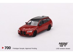BMW M3 TOURING (G81) COMPETITION TORONTO RED METALLIC 2023 - 1:64 - Mini GT