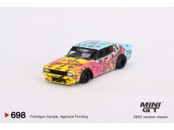 NISSAN SKYLINE KENMERI LIBERTY WALK LBWK KUMA 1973 - 1:64 - Mini GT