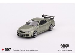 NISSAN SKYLINE GT-R (R34) TOMMYKAIRA R-Z MILLENIUM JADE 1999 - 1:64 - Mini GT