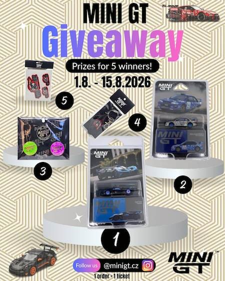 Giveaway 1.8. - 15.8. 2026