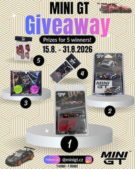 Giveaway 15.8. - 31.8. 2026