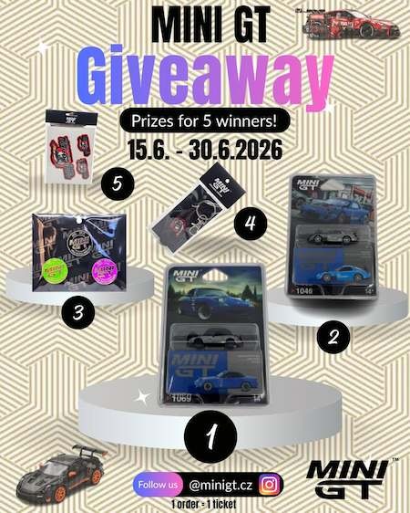 Giveaway 15.6. - 30.6. 2026