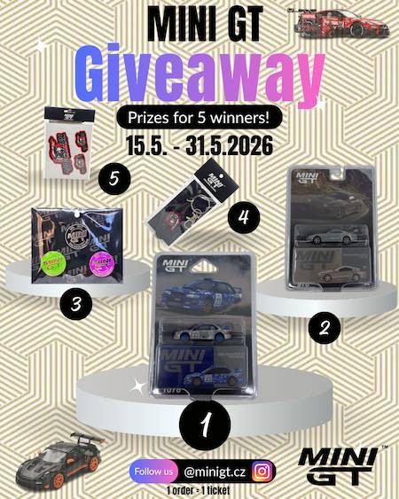 Giveaway 15.5. - 31.5. 2026