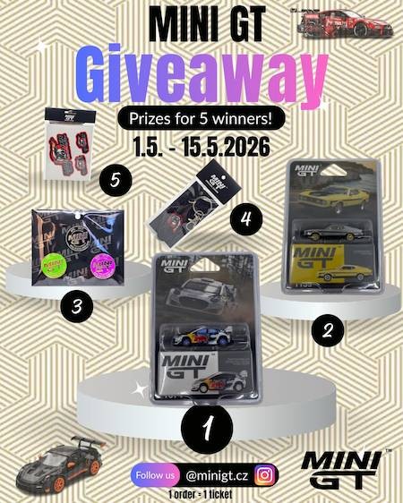 Giveaway 1.5. - 15.5. 2026